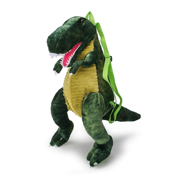 Fashion parent-child Creative 3D Dinosaur Backpack Cartoon Plush Backpack for Children Kids Gifts