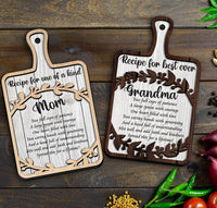 Mother Day Gift Wood Cutting Board