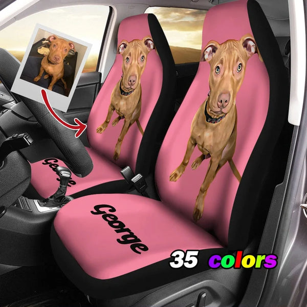 🎁BUY 2 FREE SHIPPING🎁HD Images Custom Car Seat Covers