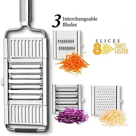 🎁【Buy 2 Free Shipping】3 In 1 Multifunctional Grater,Make Your Cooking More Efficient