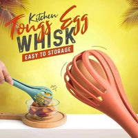 New Year Promotion- SAVE 48% OFF)Kitchen Tongs Egg Whisk🔥BUY MORE SAVE MORE🔥