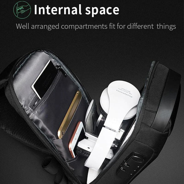 USB charging sport sling Anti-theft shoulder bag（BUY 2 FREE SHIPPING WORLDWIDE!）
