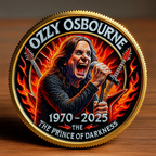 🔥Limited Edition🎁Ozzy Osbourne Farewell Coin