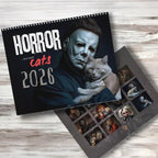 2026 Halloween Horror Movie & Cats Wall Calendar