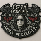 Ozzy Osbourne 1948–2025 Memorial Patch